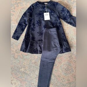 il gufo tunic and leggings set size 8 girls